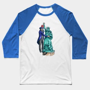 President dance with liberty statue Baseball T-Shirt